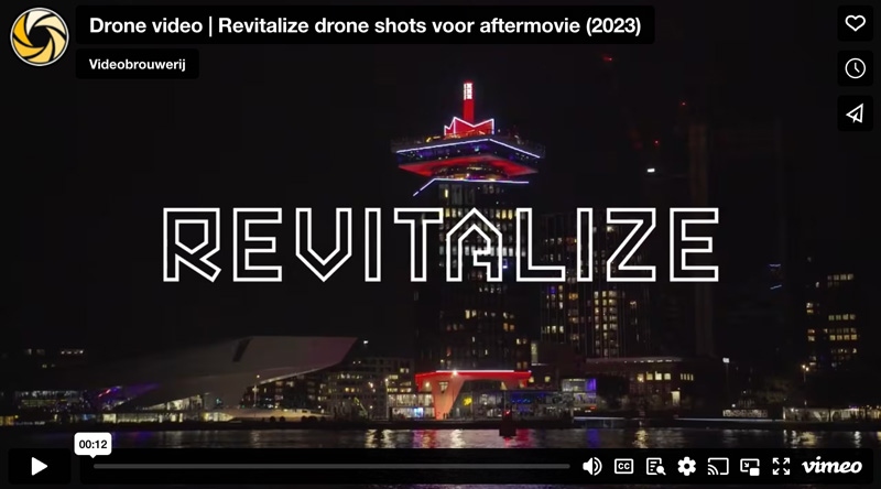Drone video revitalize drone piloot