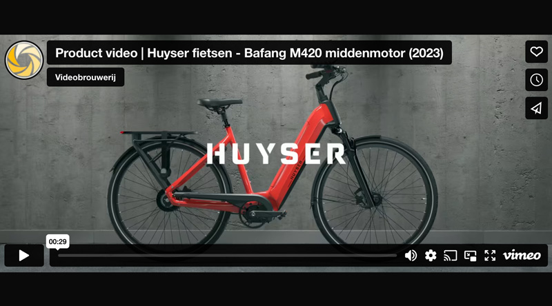 Product video huyser fietsen bafang m420 middenmotor