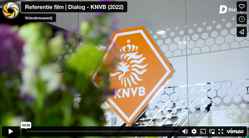 Referentie video dialog KNVB klantvideo referentiefilm
