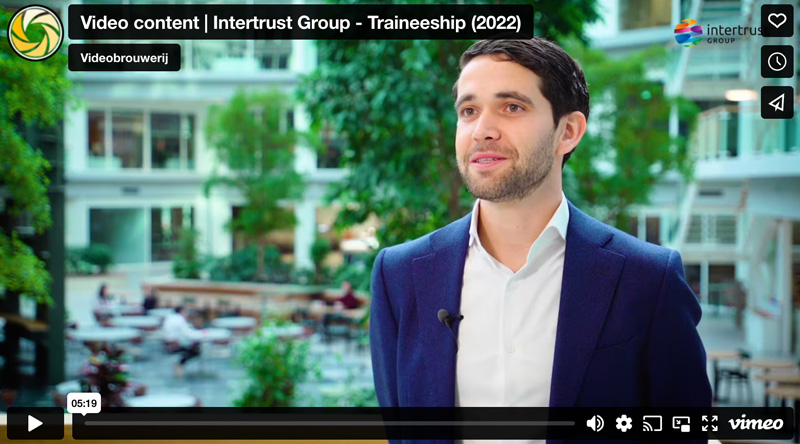 Videocontent intertrust traineeship