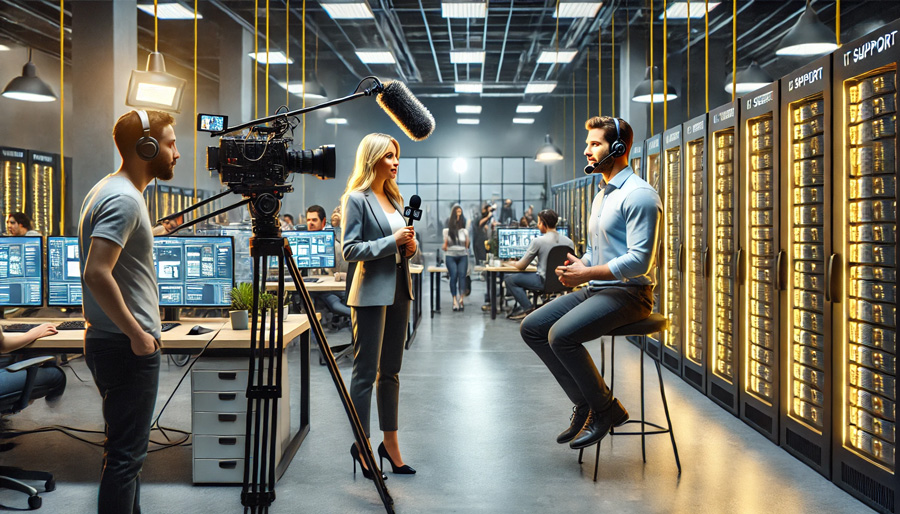 Videoproductie voor de IT Support en Onderhoud branche - Videobrouwerij