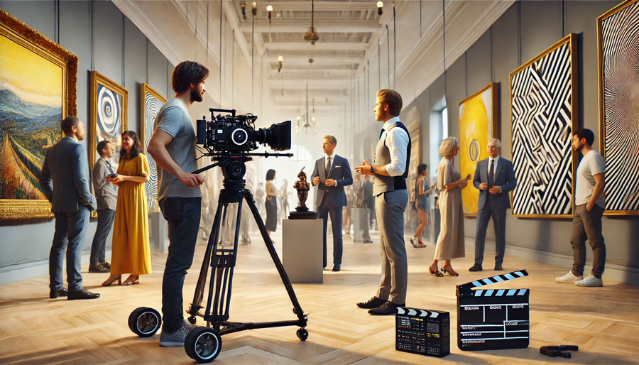 Videoproductie voor de Kunstgalerijen branche - Videobrouwerij
