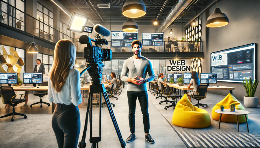 Videoproductie voor de Webdesign branche