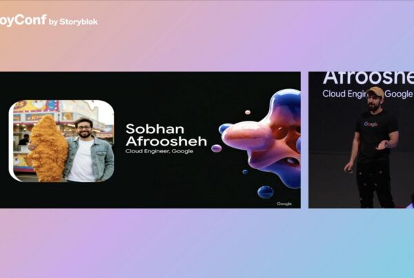 Storyblok JoyConf 2025 livestream video registratie Google keynote-2025