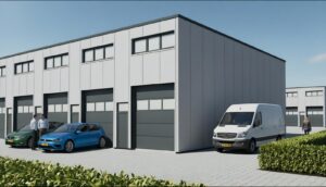 Biscayne Flexbouw Bedrijfsunits ai afbeelding foto artist impression 2